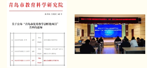 青岛六十六中2023年大事记